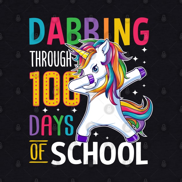 Dabbing Through 100 Days Of School For Student Teacher by HCMGift